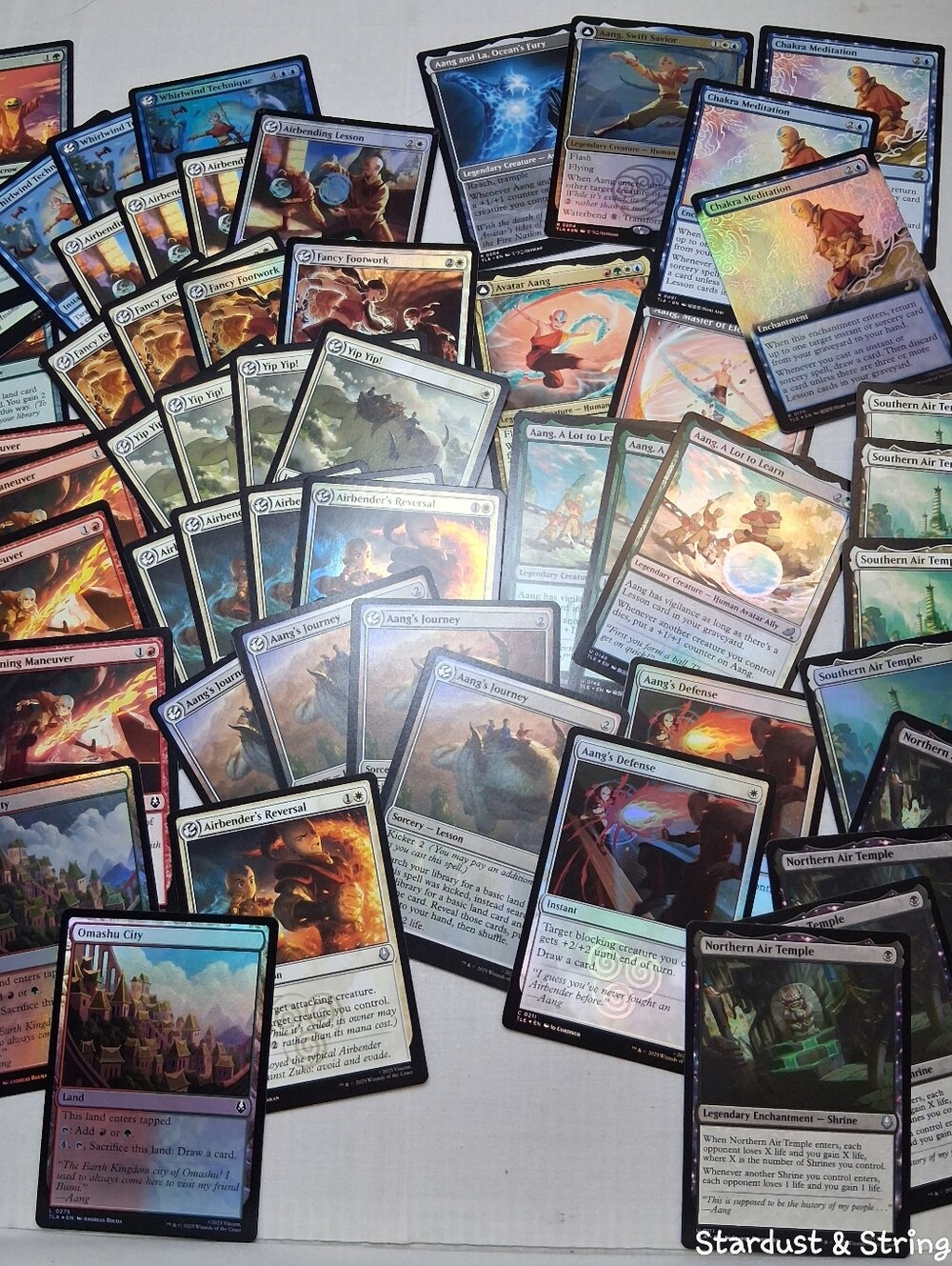 Magic: The Gathering Avatar: The Last Airbender Elemental Mastery Theme Card Lot